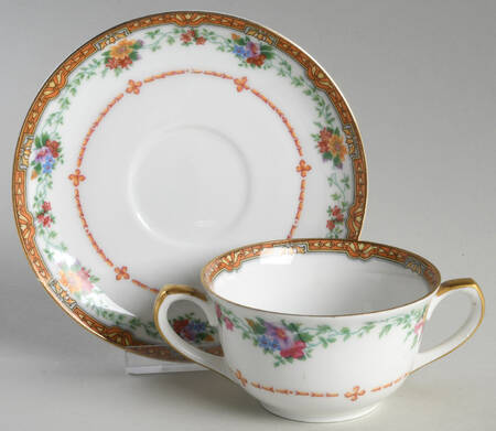 EAM2 Flat Bouillon Cup & Saucer