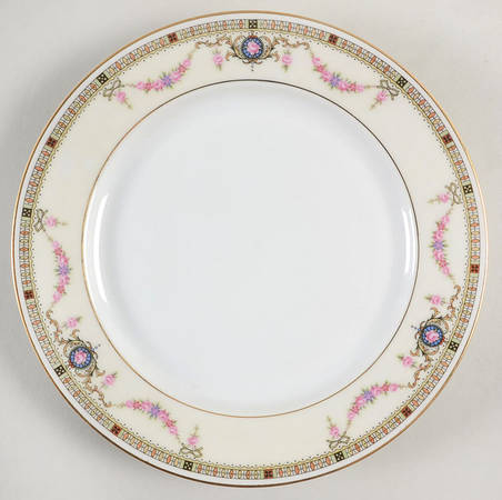 EAM3 (CREAM RIM) Salad Plate