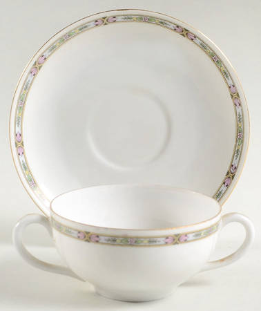 The Hanover Flat Bouillon Cup & Saucer