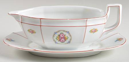 Nizza Gravy Boat with Attached Underplate