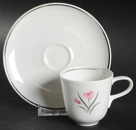Caprice Flat Demitasse Cup & Saucer Set