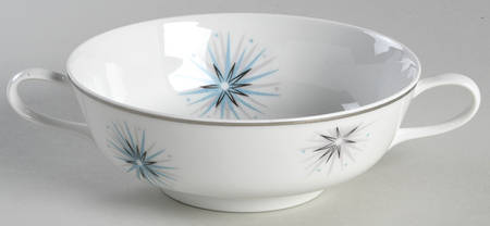 Celestial Flat Cream Soup Bowl