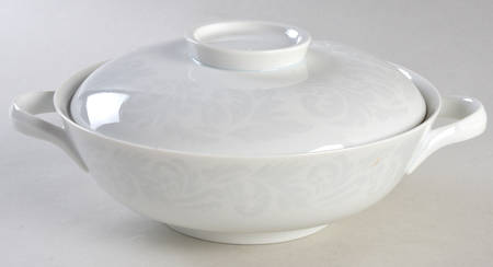 Damask Round Covered Vegetable