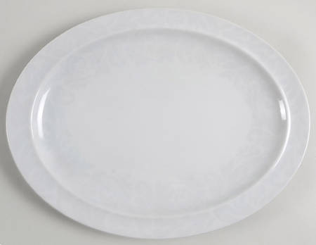 Damask 12" Oval Serving Platter