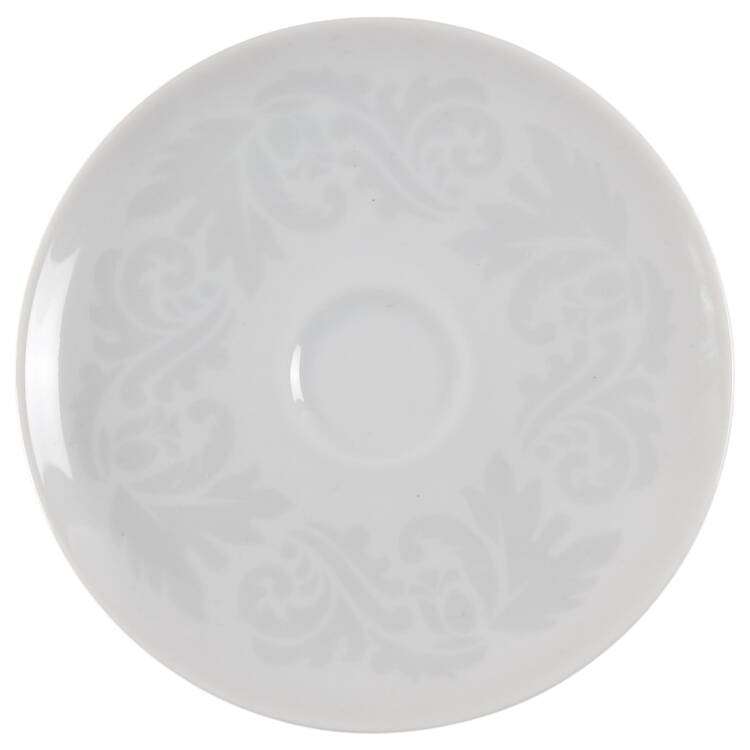 Damask Saucer for Demitasse Cup