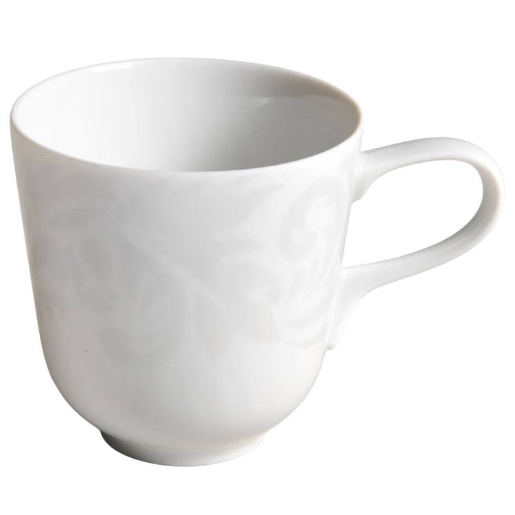 Damask Flat Demitasse Cup