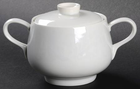 Damask Sugar Bowl & Lid