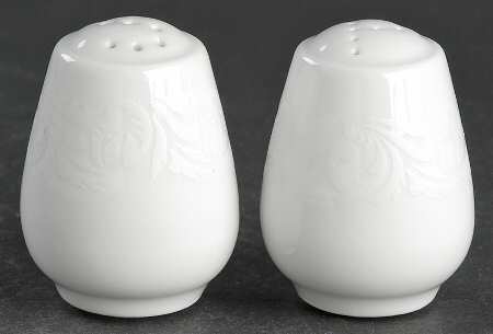 Double Damask Salt & Pepper Set