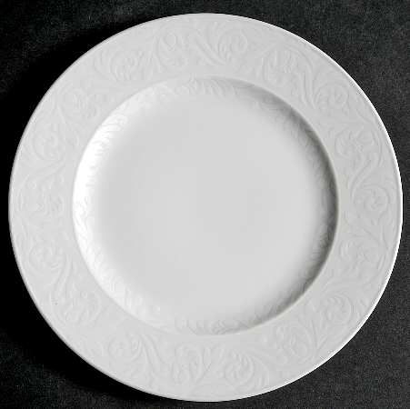 Double Damask Bread & Butter Plate