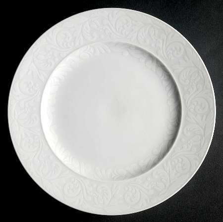Double Damask Salad Plate