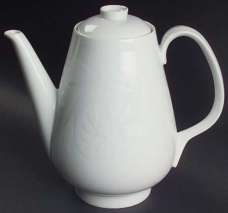 Double Damask Coffee Pot & Lid