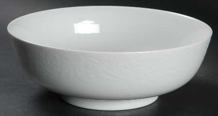 Double Damask 9" Round Vegetable Bowl