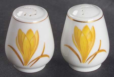 Golden Crocus Salt & Pepper Set