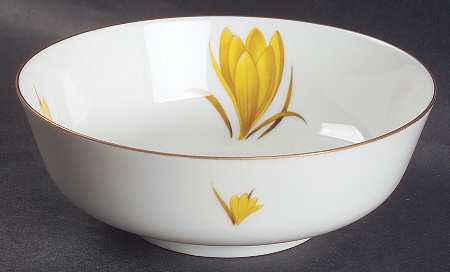 Golden Crocus Coupe Cereal Bowl