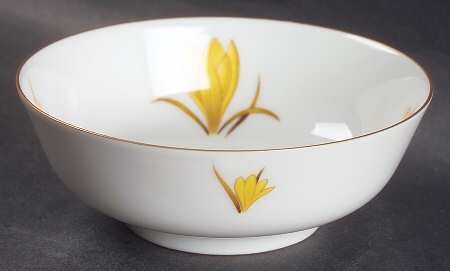 Golden Crocus Fruit/Dessert (Sauce) Bowl