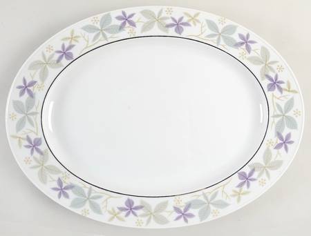 Laurette 16" Oval Serving Platter