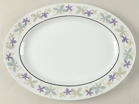 Laurette 13" Oval Serving Platter