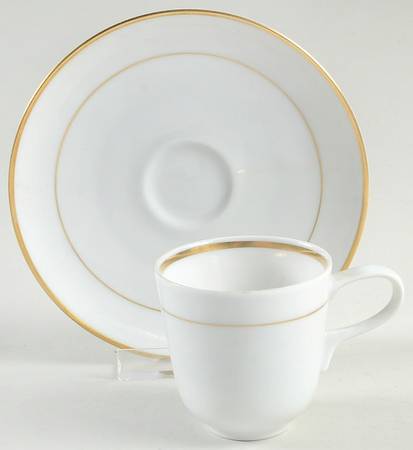 Our Love Flat Demitasse Cup & Saucer Set