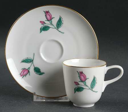 Radiance Flat Demitasse Cup & Saucer Set