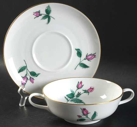 Radiance Flat Cream Soup Bowl & Saucer Set