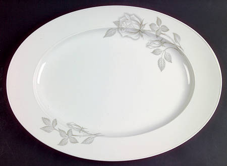 Regatta Rose 17" Oval Serving Platter