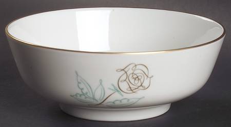 Spencerian Rose Coupe Cereal Bowl