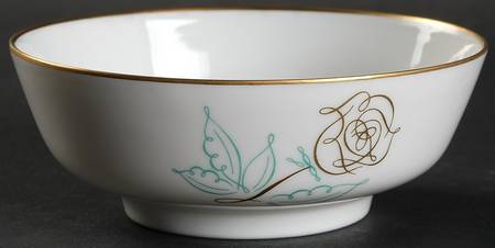 Spencerian Rose Fruit/Dessert (Sauce) Bowl
