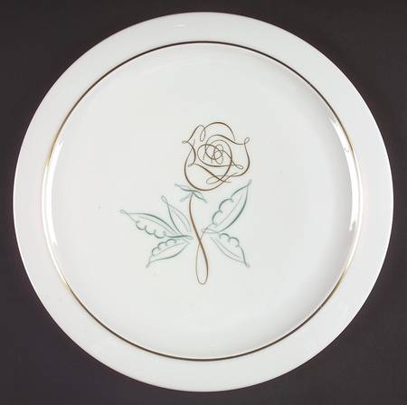 Spencerian Rose 13" Chop Plate (Round Platter)