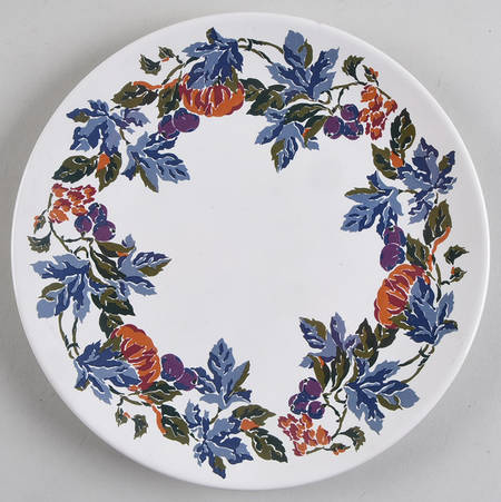 Harvest Blue Salad Plate