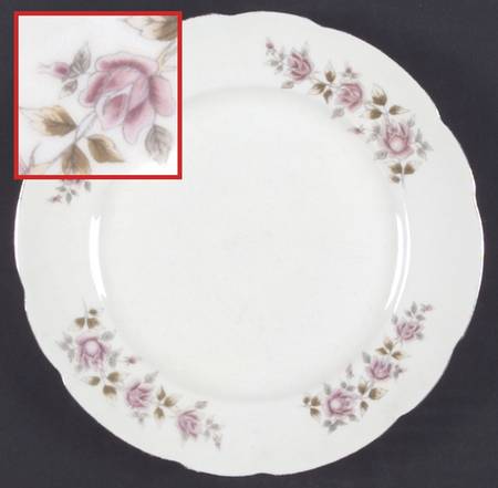 Bella Rose Salad Plate