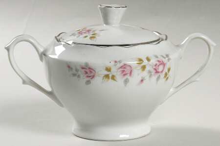 Bella Rose Sugar Bowl & Lid