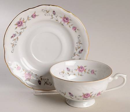 Christine Footed Cup & Saucer Set