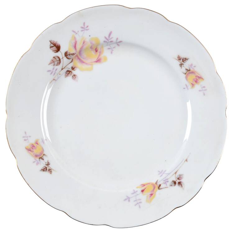 Tea Rose Salad Plate
