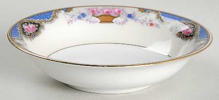 1262 (Verge, Cream Rim) Fruit/Dessert (Sauce) Bowl