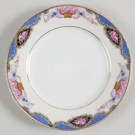 1262 (Verge, Cream Rim) Bread & Butter Plate