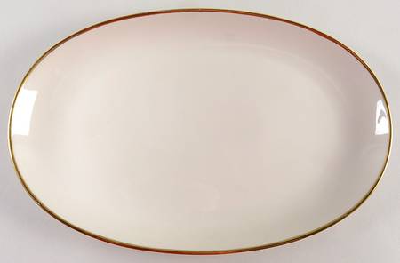 7540 (Coupe Shape) 13" Oval Serving Platter