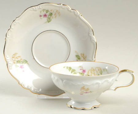 Bianca Footed Cup & Saucer Set