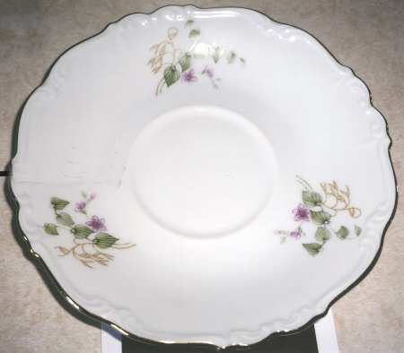 Bianca Saucer for Footed Cup
