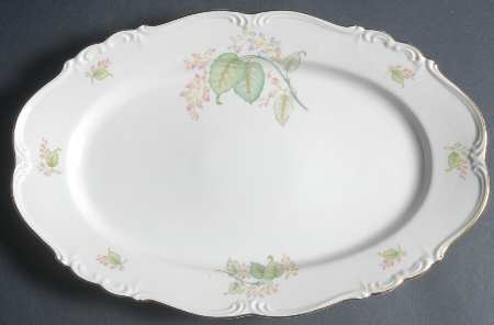 Blue Poplar 13" Oval Serving Platter