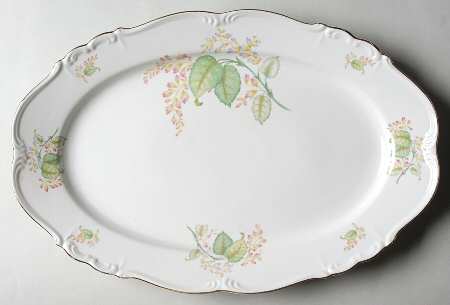 Blue Poplar 15" Oval Serving Platter