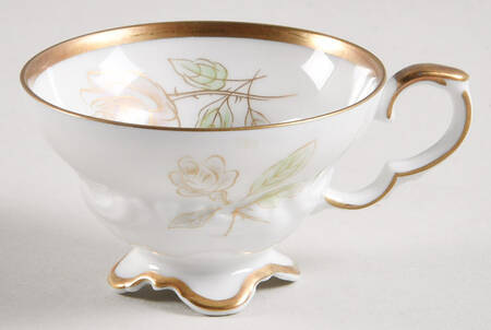 Bridal Rose Footed Demitasse Cup