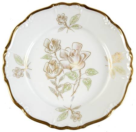 Bridal Rose Bread & Butter Plate