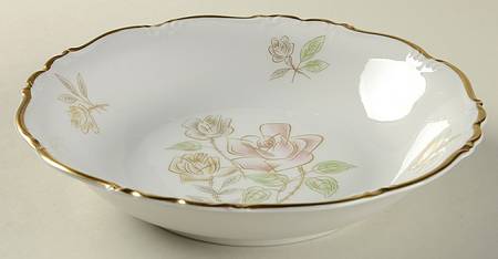 Bridal Rose Coupe Soup Bowl