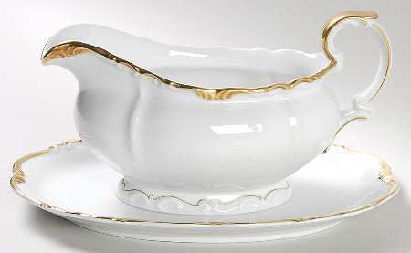 Canterbury Gravy Boat with Attached Underplate