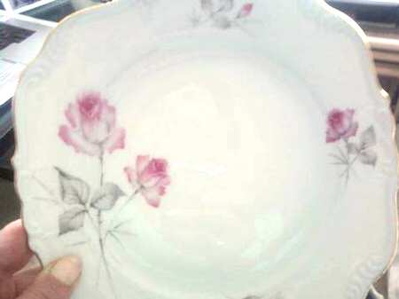 Chateau Rose Square Salad Plate