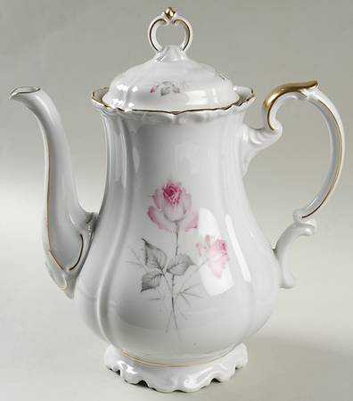 Chateau Rose Coffee Pot & Lid