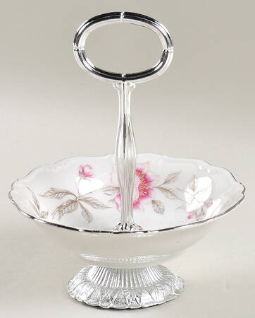 Clairmont 6"-7" Handled Footed Nut Dish HC