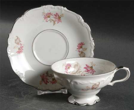 Clinton Footed Cup & Saucer Set