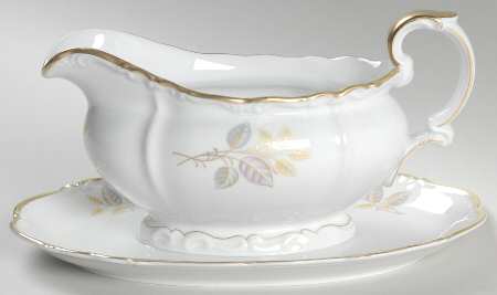 Darwin Gravy Boat with Attached Underplate