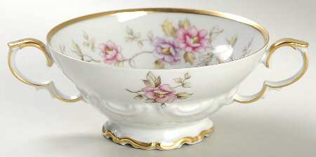 Delphine Footed Cream Soup Bowl